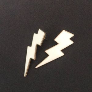 Lightning bolt earrings
